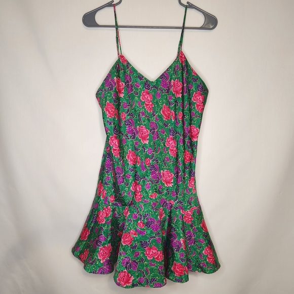 Victorias Secret Vintage 1991 Slip Dress Gold Label. Size M Cottage - Picture 1 of 6